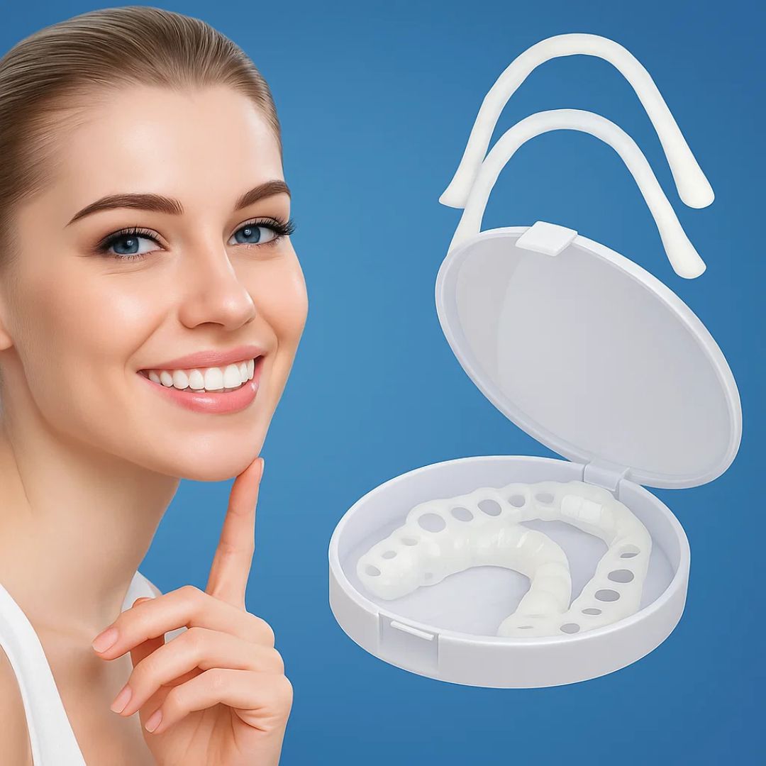 SmileEase | Clip-On Veneers – Umiddelbar Smilforbedring – Ultratynn Design – Ideell for voksne som søker rimelige tannhelse-løsninger Skanto