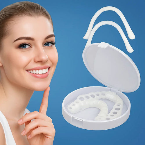 SmileEase | Clip-On Veneers – Umiddelbar Smilforbedring – Ultratynn Design – Ideell for voksne som søker rimelige tannhelse-løsninger Skanto