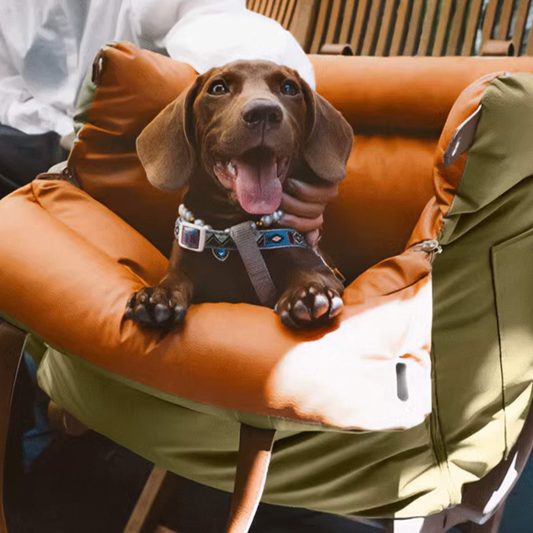 Faux lær hundeheve seng – Stilfull, sikker og komfortabel | Skanto