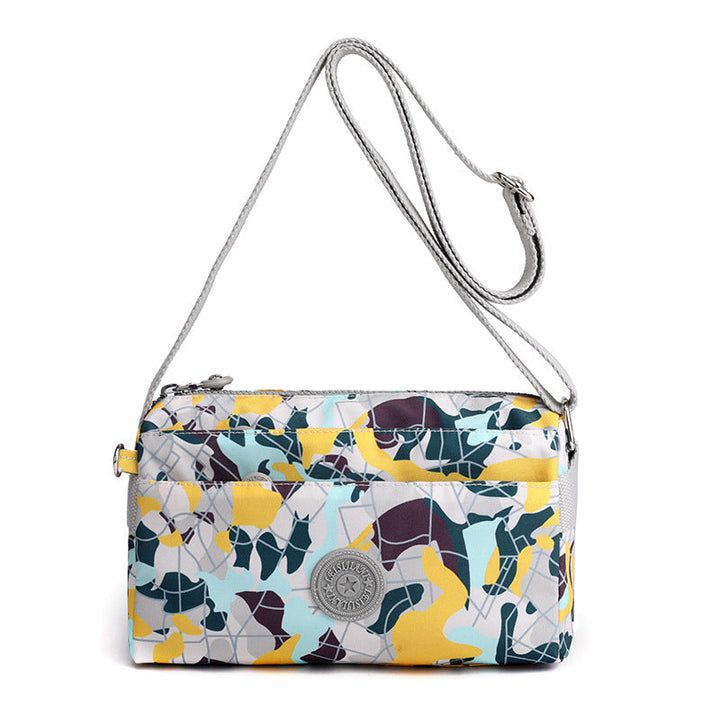 Kvinnenes Casual Multi-lags Fashionable Enkel Skulderveske Laget av Nylon | Skanto