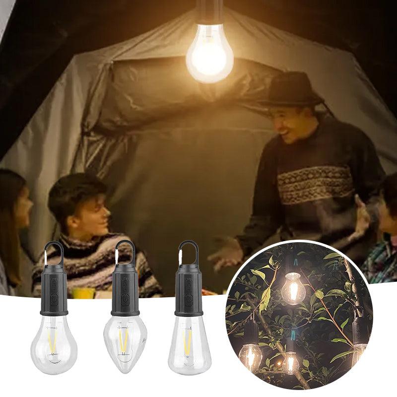 Skanto | Ny utendørs camping hengende Type-C lading retro lyspære