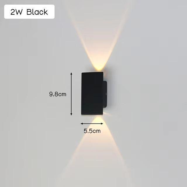 Skanto | Light - Moderne værbestandig LED-vegglampe laget av aluminium for utendørs bruk