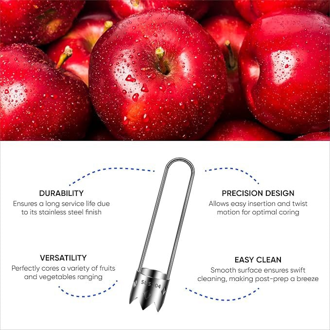 Skanto | 🍅304 Rustfritt Stål Multi-Bruk Kjernefjerner🍎