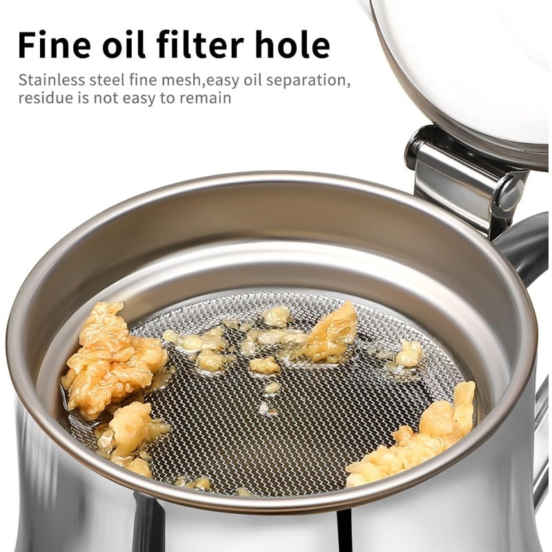 Rustfritt Stål Oljesil Potte Skanto