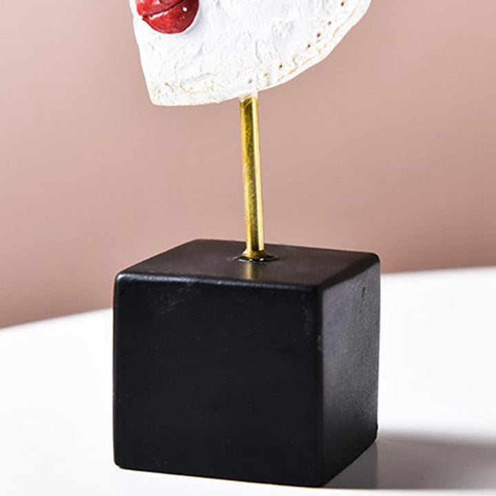 Skanto | Abstrakt Pop Art Ansikt Hjem Skulptur