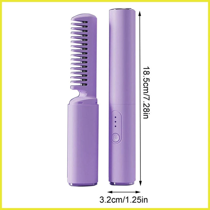Skanto | Glatzza Mini-Glattbørste — Silky smooth drømmehår på 60 sekunder som fanger alles blikk!