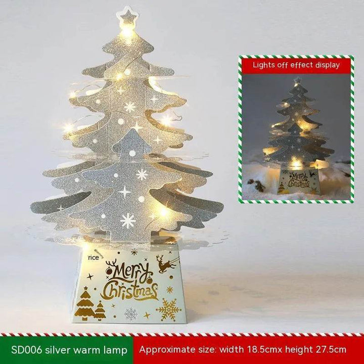 Skanto | Juledekorasjoner Mini Desktop Julehilsen Kort Ornamenter