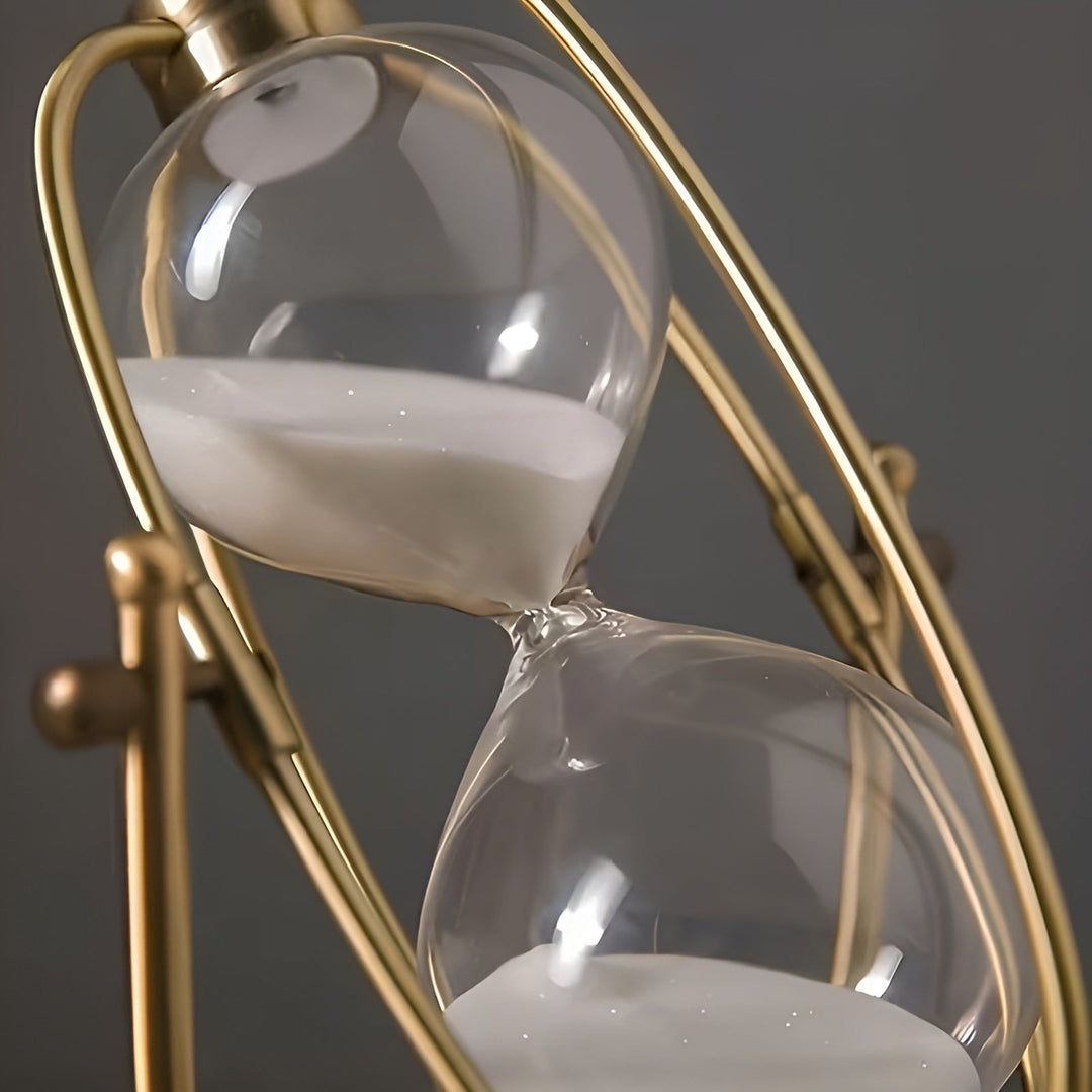 Klassisk roterende timeglass – dekorativt og avslappende | Stilig borddekorasjon med rennende sand