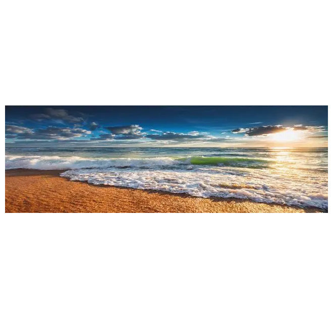 Mountain Lake Forest Wilderness Wall Art Large Format Canvas Prints Wide Landscape Above Sofa or Bed | Skanto