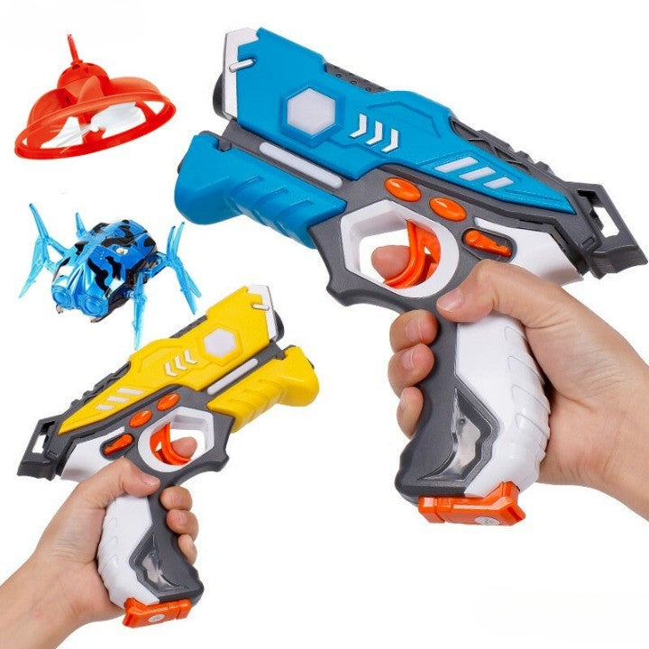 Skanto | Realistisk Lyd Lys Laser Ledning Duel Leke Pistol