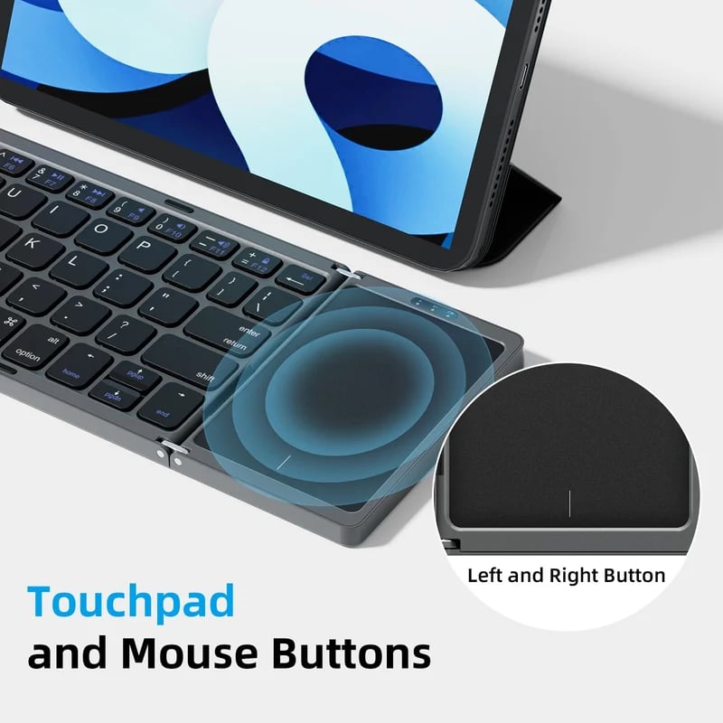 Skanto | Sammenleggbar Bluetooth-tastatur med berøringspad