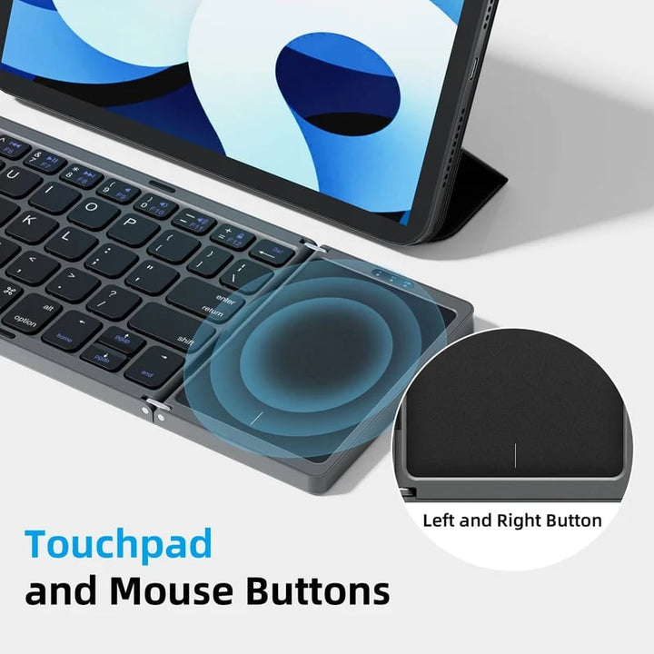 Skanto | Sammenleggbar Bluetooth-tastatur med berøringspad