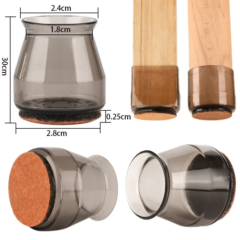 Stolbeins gulvbeskyttere (4 PCS) | Skanto