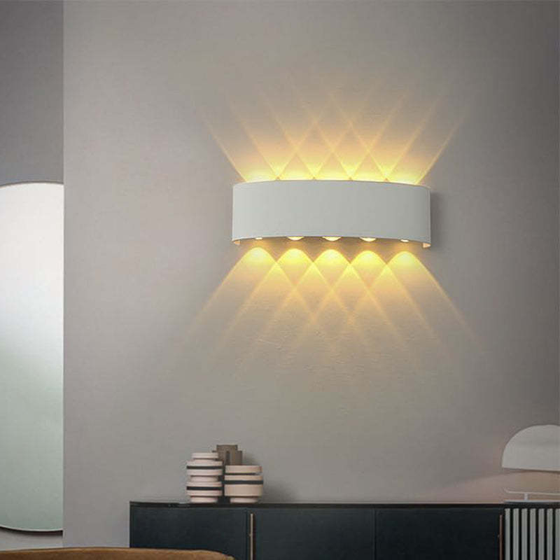 Utendørs vanntett aluminiums LED vegglampe | Skanto