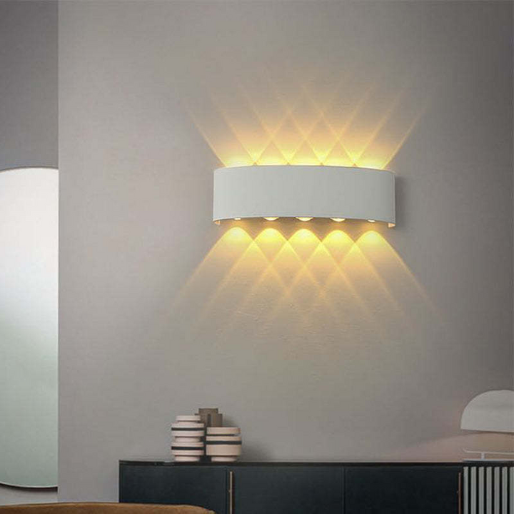 Utendørs vanntett aluminiums LED vegglampe | Skanto