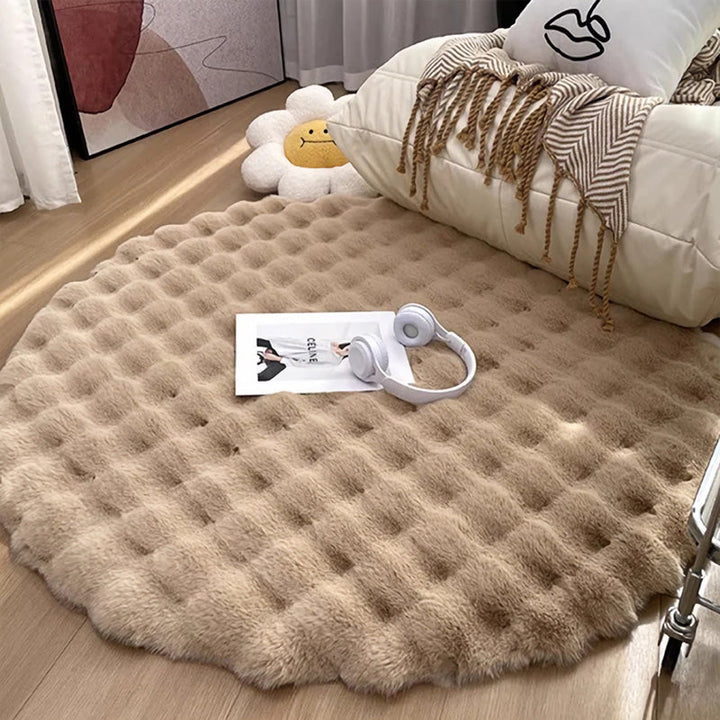 Skanto | Nordisk Rund Plush Gulvmatte