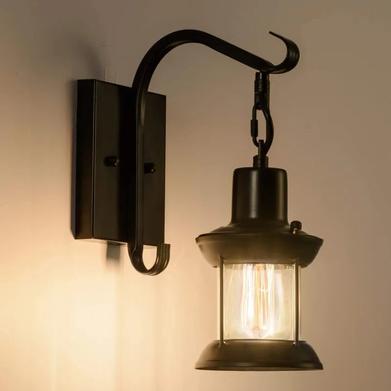 Skanto | Vegglampe vintage metall industrivindu