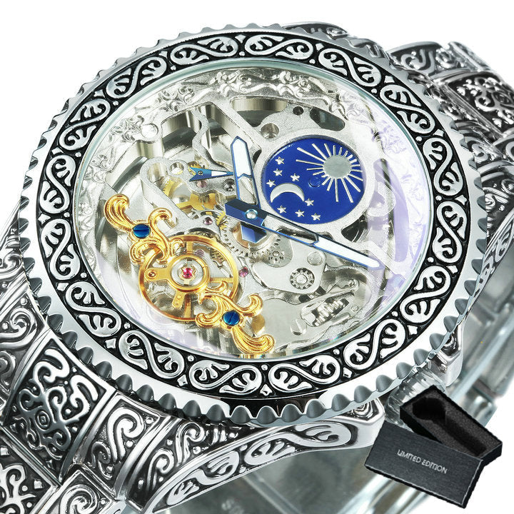 Skanto | Vintage Moon Automatisk Tourbillon Klokke
