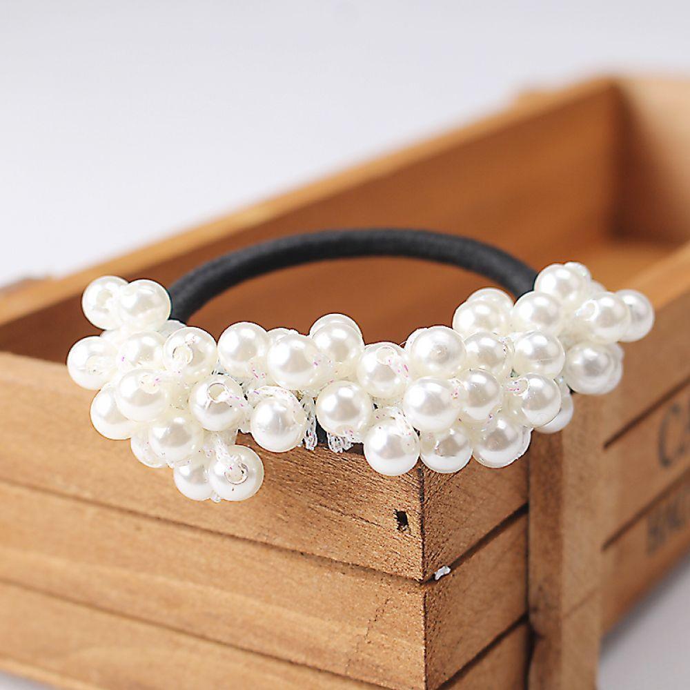 Skanto | Kvinner Tilbehør - Hodebånd Hestehalefestere Jenter Scrunchies Vintage Elastiske Hårbånd Gummisnorer Hodeplagg