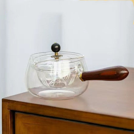 Rotary Glass Teapot med infusor. | Skanto