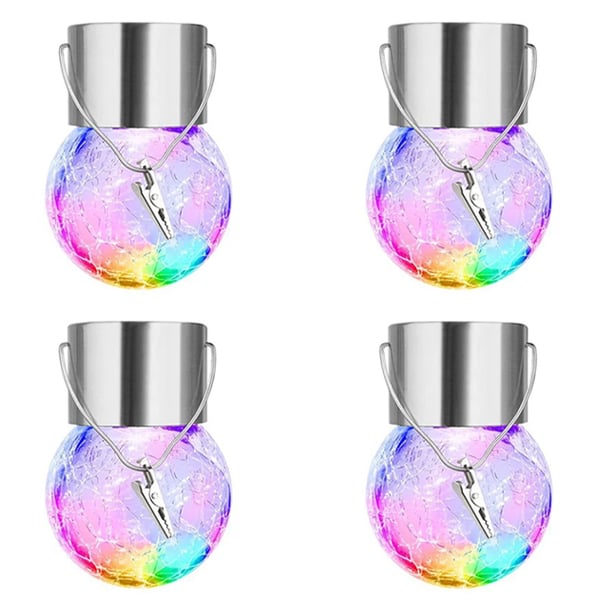 Skanto | Flerfarget Sprekk Glass Hengende Sollys
