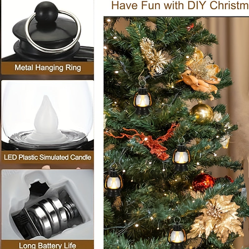 Retro LED Mini Lanterns – Atmosfærisk Belysning for Fester Skanto