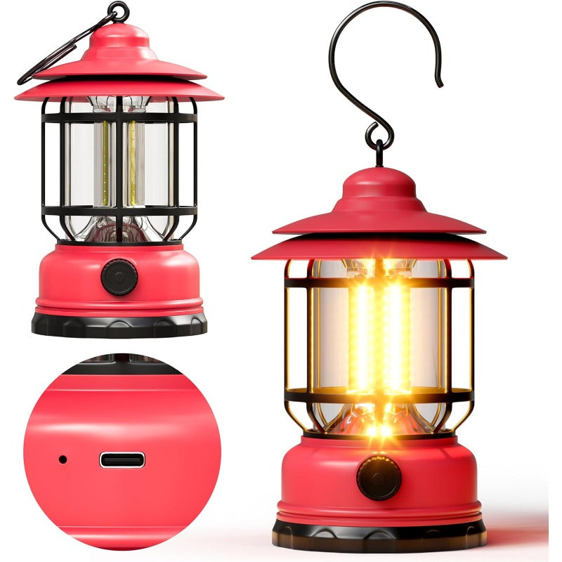 Skanto | Oppladbar Retro LED Campinglampe