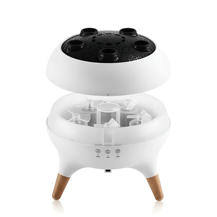 Aroma diffuser i manetform - fargeendring og fjernkontroll |Luftfukter for hjem og kontor | Skanto