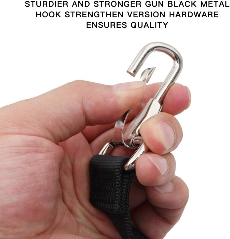 Norvo | 47 tommers bag erstatning skulderrem | Polstret & Justerbar - Perfekt for reisemapper, laptopmapper, dokumentmapper, kameramapper, budbilmappene, bleiemapper & mer (Svart)