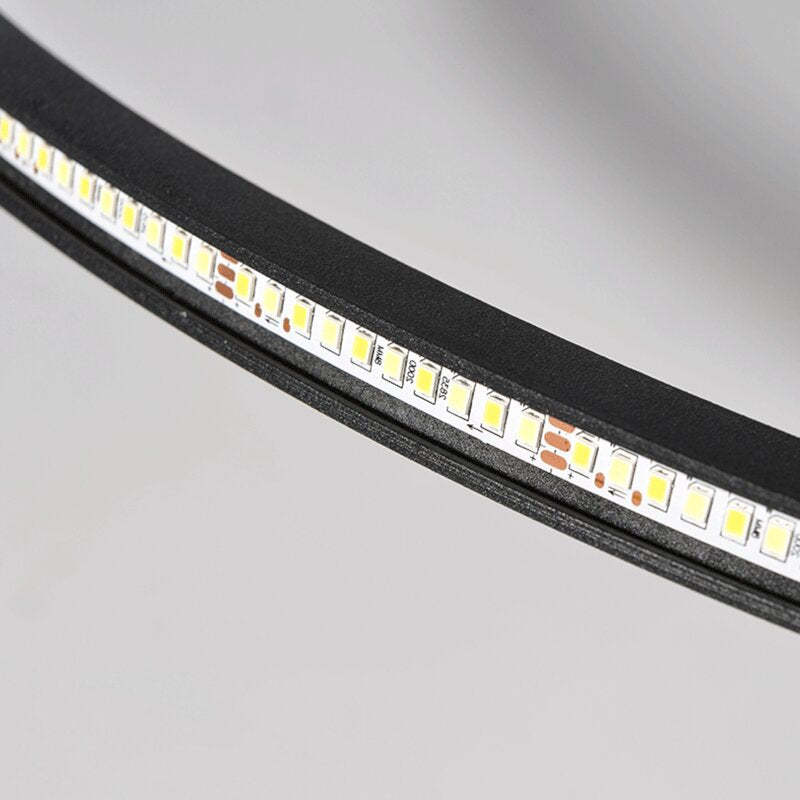 LunaNova – Moderne LED-taklampe i metall/akryl for stue og soverom, ack/Hvit design