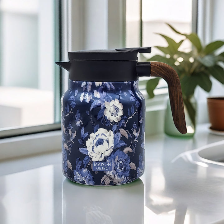 Skanto | Vintage Floral Pattern Te-kanne – Innebygd infusor