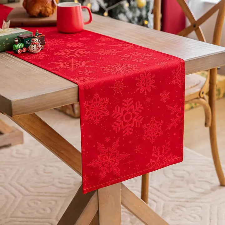 Skanto | Jule Dukløper Mørk Jacquard Spisebord