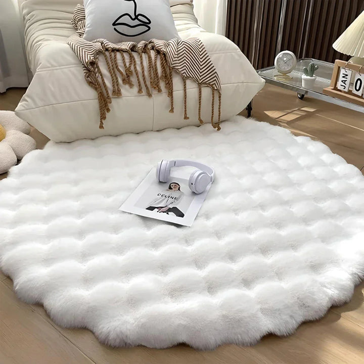 Skanto | Nordisk Rund Plush Gulvmatte