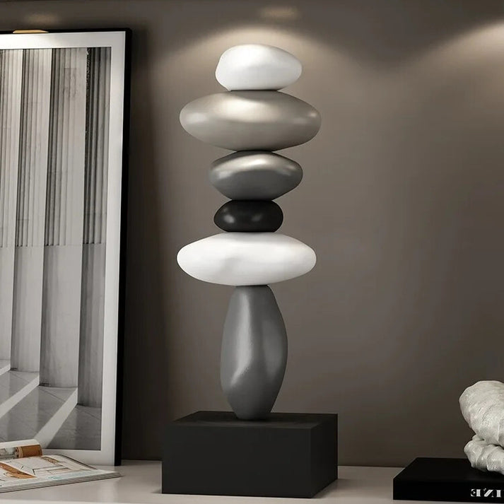 StoneBalance - Moderne stabil steinskulptur Skanto