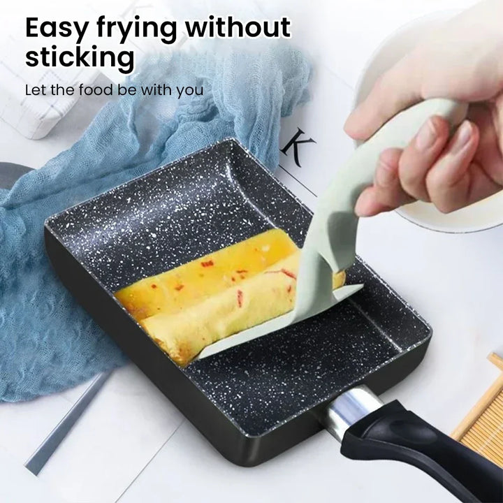 1stk Non stick Firkantet Stekepanne Medisinsk Stein Kjøkken Kjøkkenutstyr | Skanto