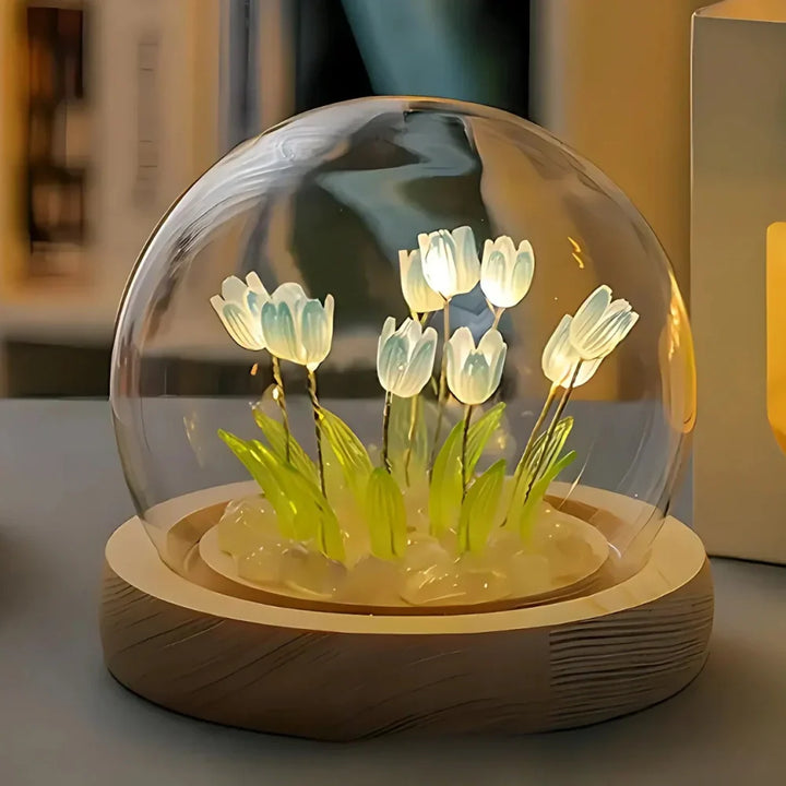 Glass Dome Tulip Light | Skanto