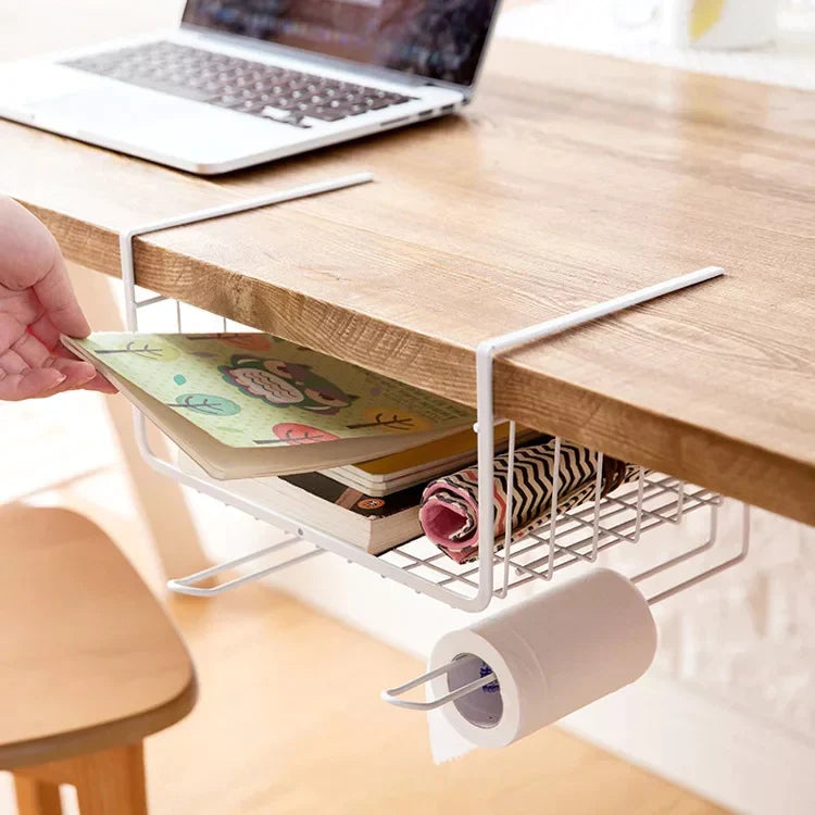 Under Shelf Storage Cabinet Basket Skanto