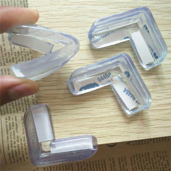 4 Pcs Silikon Bord Hjørnekant Beskytter Deksel Skanto