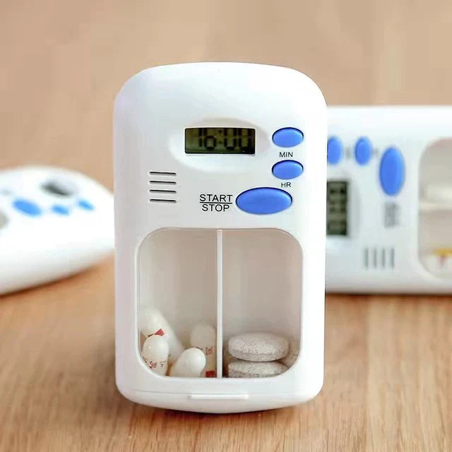 Piller Oppbevaringsboks Med Alarm Tidtaker Klokke Skanto