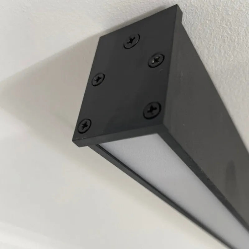 Skanto | Svart Metall Taklampe LED Linær Minimalistisk Moderne Design