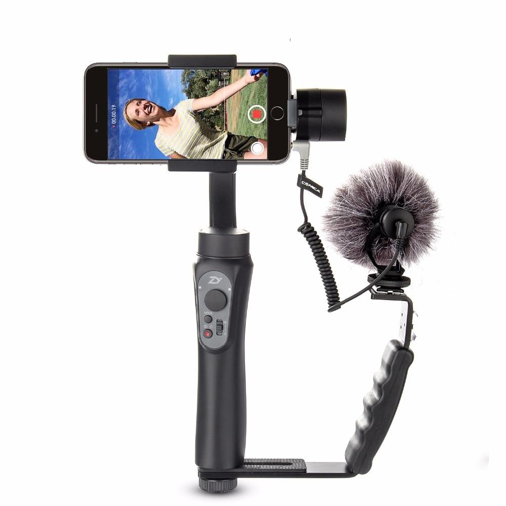 2 i 1 Retningsbestemt Kondensator Video Mikrofon Monter for Mobiltelefon | Skanto