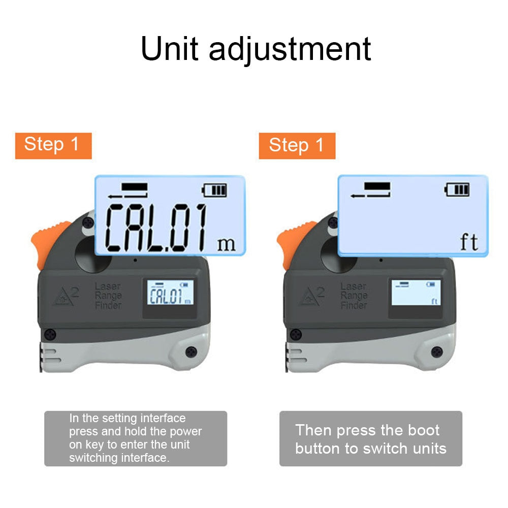 2 i 1 Laser Tape Measure | Skanto