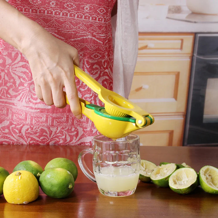 2-i-1 Aluminium Sitron Lime Presse og Håndholdt Manuell Sitrus Juicer | Skanto
