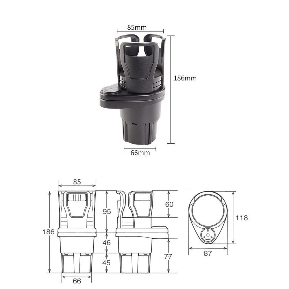 Skanto | 2 i 1 bilkoppholder