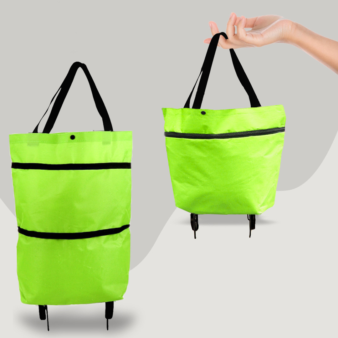 2-i-1-Einkaufstasche mit Rollen – CarryFlex