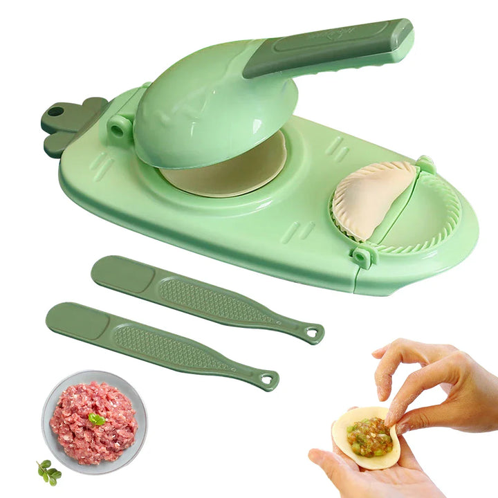 2-i-1 Dumpling Maker og Deigpress Dumpling Lagings Kjøkkenverktøy | Skanto