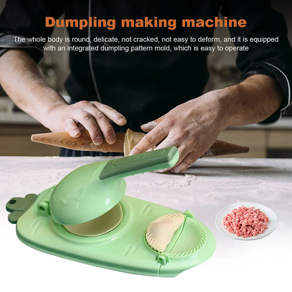 2-i-1 Dumpling Maker og Deigpress Dumpling Lagings Kjøkkenverktøy | Skanto
