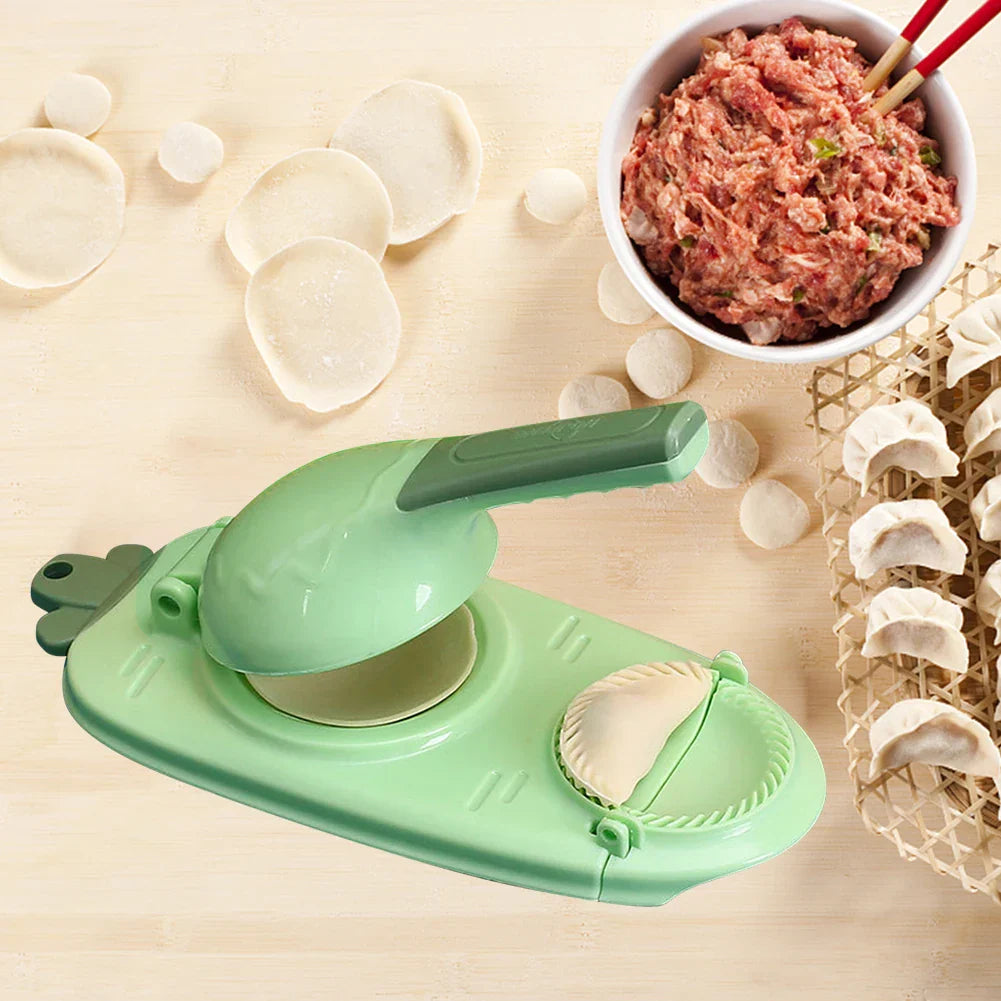 2-i-1 Dumpling Maker og Deigpress Dumpling Lagings Kjøkkenverktøy | Skanto
