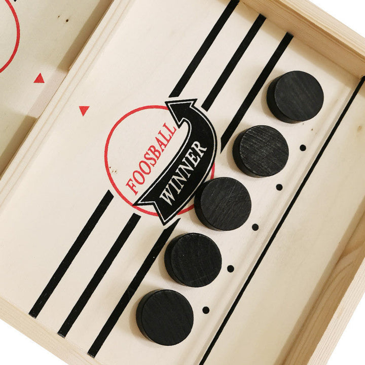 Skanto | 2-i-1 Bordfotball & Shuffleboard Moro – GameMaster