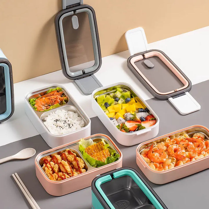 Skanto | 2-lags rustfritt stål Bento lunsjboks - MealMate